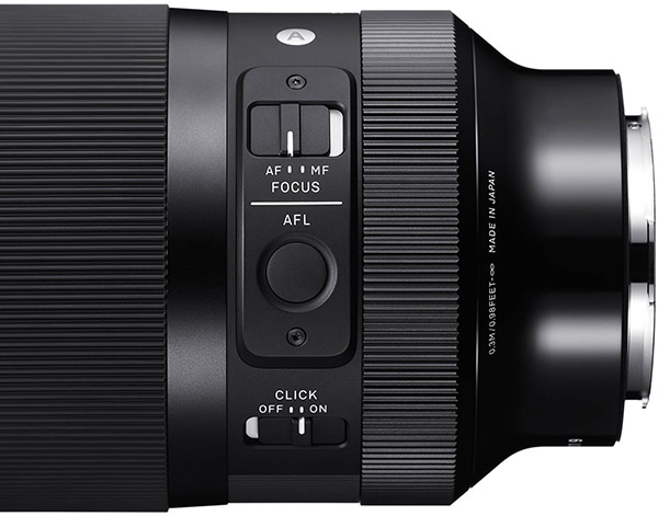 sigma 35mm-art-f1.2-interface